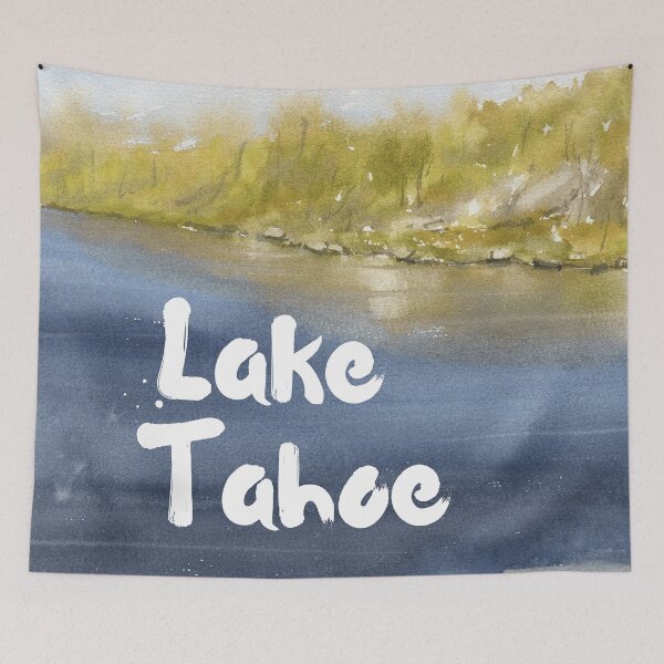 Item preview, South Lake Tahoe California watercolor style designed and sold by Red-ElYoubi.