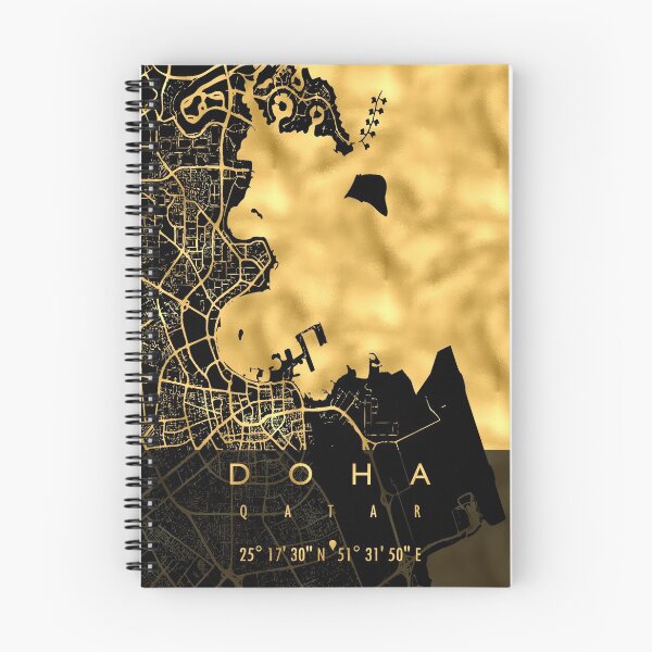 Item preview, DOHA MAP QATAR designed and sold by hatimelhag.