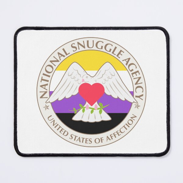 Item preview, National Snuggle Agency Non-binary designed and sold by animinimal.