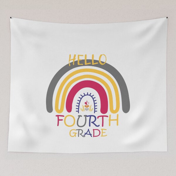 Item preview, hello fourth grade designed and sold by manardesign.