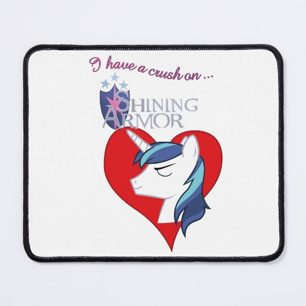 Item preview, I have a crush on... Shining Armor - with text designed and sold by Stinkehund.