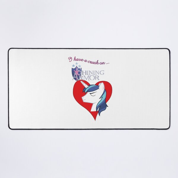 Item preview, I have a crush on... Shining Armor - with text designed and sold by Stinkehund.