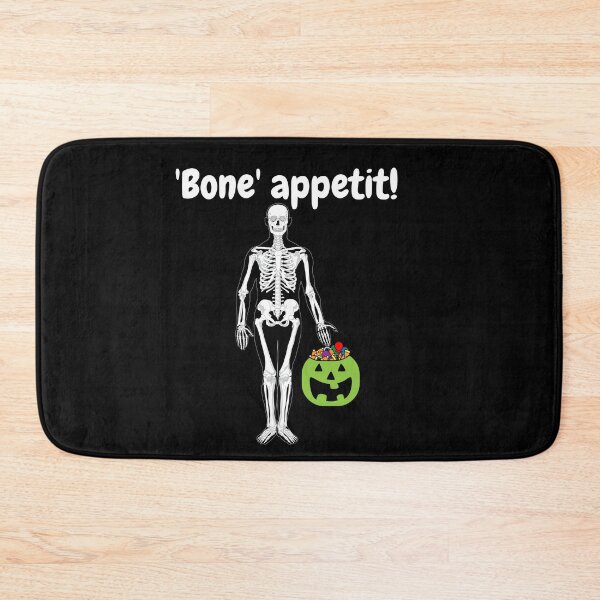 Item preview, Bone appetit funny halloween skeleton pun designed and sold by DylanJones1.