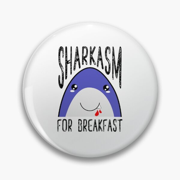 Item preview, Sharkasm For Breakfast designed and sold by DAFIN.