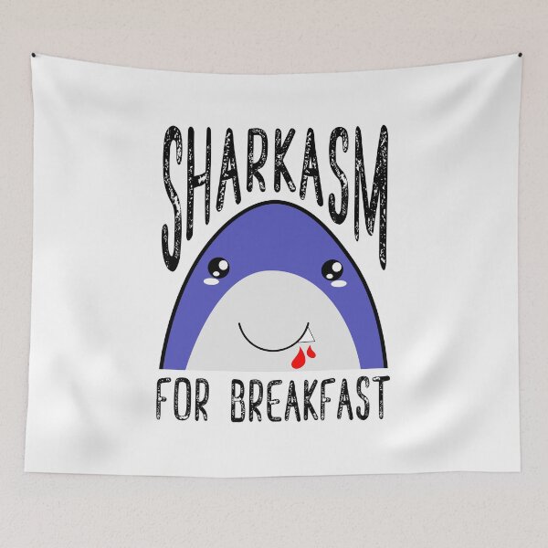 Item preview, Sharkasm For Breakfast designed and sold by DAFIN.