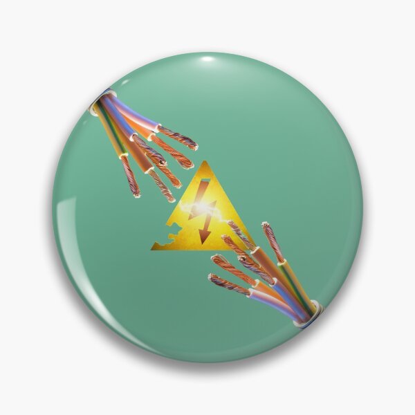 Item preview, Electrical wires and electricity spark designed and sold by EngineersArt.