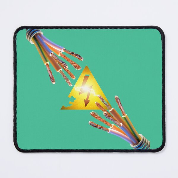 Item preview, Electrical wires and electricity spark designed and sold by EngineersArt.