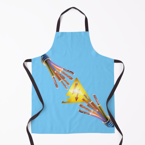 Item preview, Electrical wires and electricity spark designed and sold by EngineersArt.