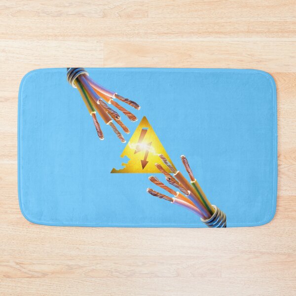 Item preview, Electrical wires and electricity spark designed and sold by EngineersArt.