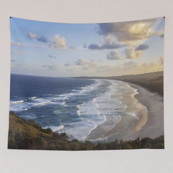 Item preview, Beautiful Sunset Clouds and Ocean Waves designed and sold by KirstyNadineArt.