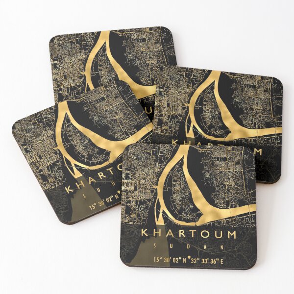 Item preview, KHARTOUM MAP SUDAN designed and sold by hatimelhag.