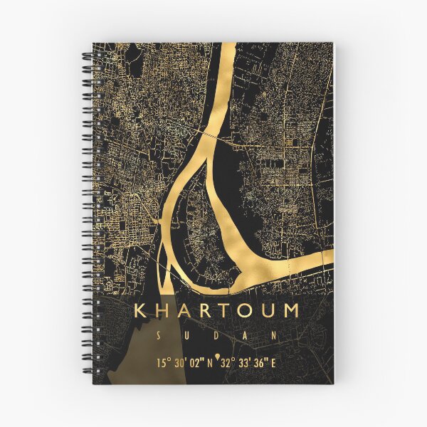 Artikelvorschau, KHARTOUM KARTE SUDAN entworfen und verkauft von hatimelhag.