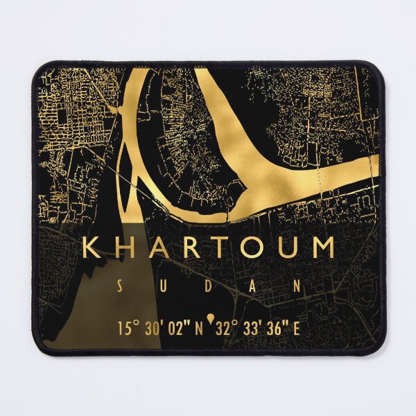 Item preview, KHARTOUM MAP SUDAN designed and sold by hatimelhag.