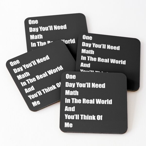 Item preview, One Day You 'll Need Math In Real world and You'll Think Of Me designed and sold by freeArt10.