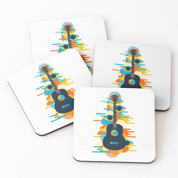 Item preview, Colorful Guitar Music T-Shirt Design designed and sold by SLSandaruwan.
