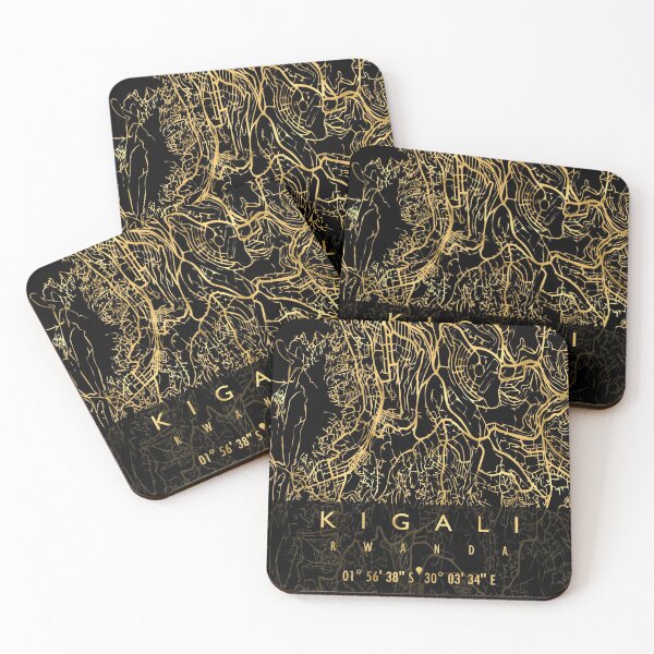 Item preview, KIGALI MAP RWANDA designed and sold by hatimelhag.