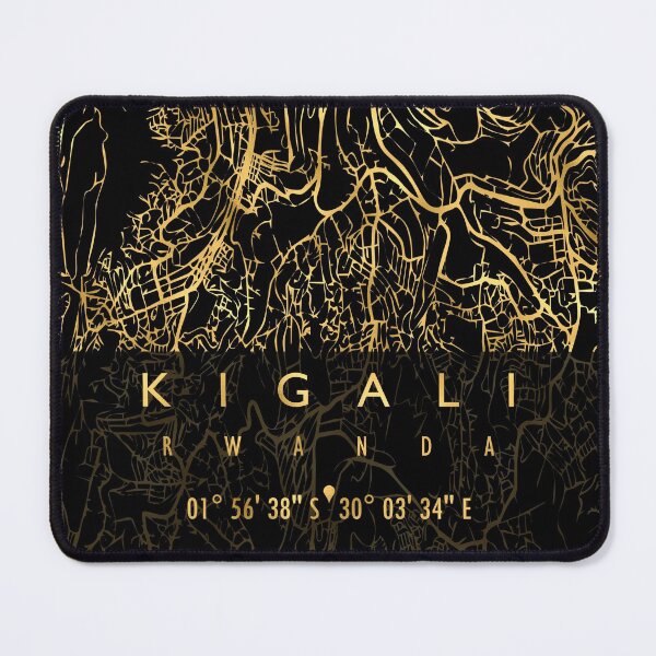 Item preview, KIGALI MAP RWANDA designed and sold by hatimelhag.