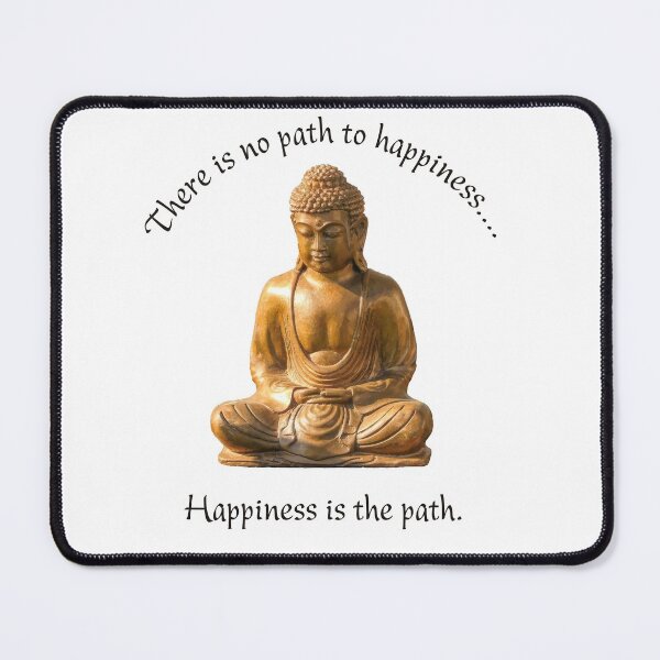 Item preview, Buddha - Path To Happiness - Transparent designed and sold by Finding Fortuity.