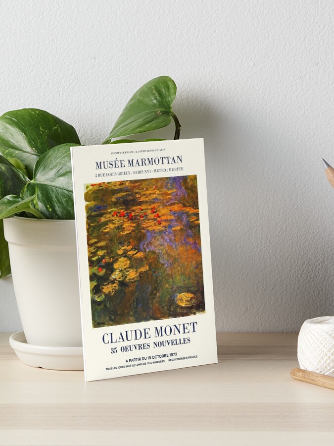 Claude Monet Paintings Collage Mounted Print for Sale by ind3finite