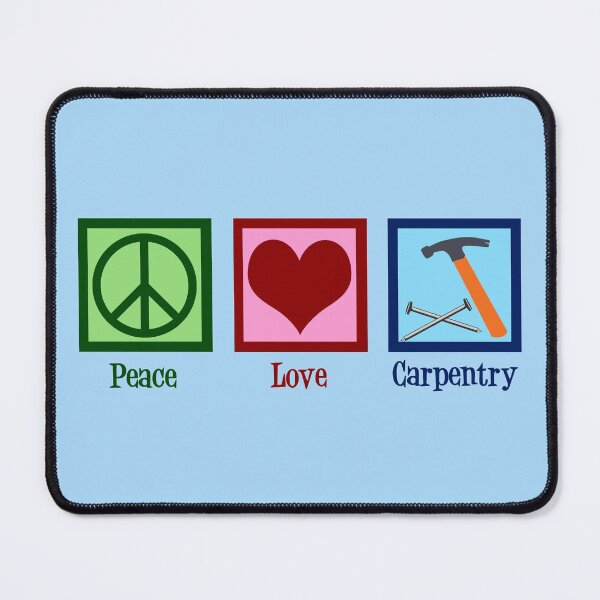 Item preview, Peace Love Carpentry designed and sold by Epic Love Designs.