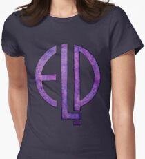 Spacey Emerson, Lake & Palmer Logo Women's Fitted T-Shirt