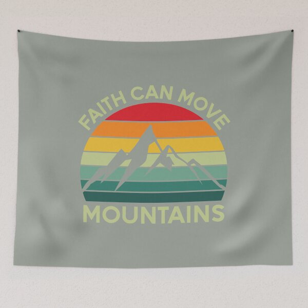 Artikelvorschau, Faith can move mountains Matthew 17:20 entworfen und verkauft von Sheepherder120.