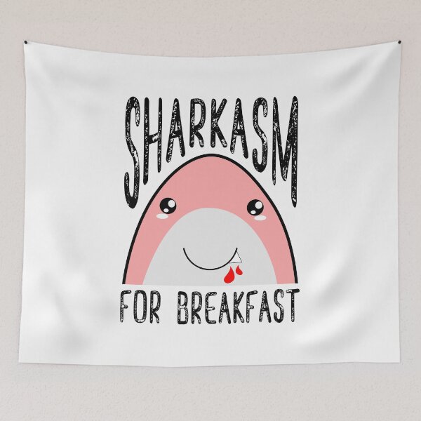 Item preview, Sharkasm For Breakfast designed and sold by DAFIN.