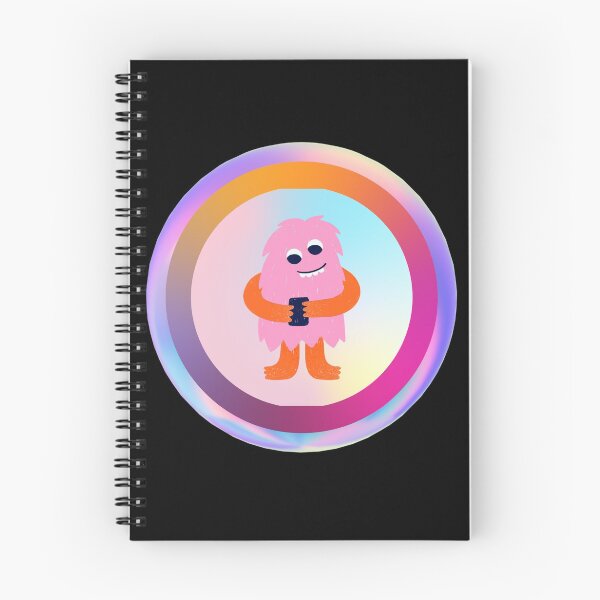Item preview, Cute Pink and Orange Monster designed and sold by Megan-Alice.