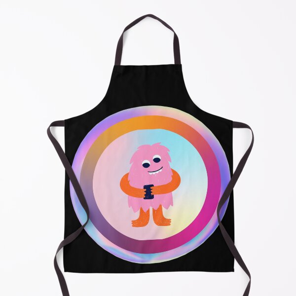 Item preview, Cute Pink and Orange Monster designed and sold by Megan-Alice.