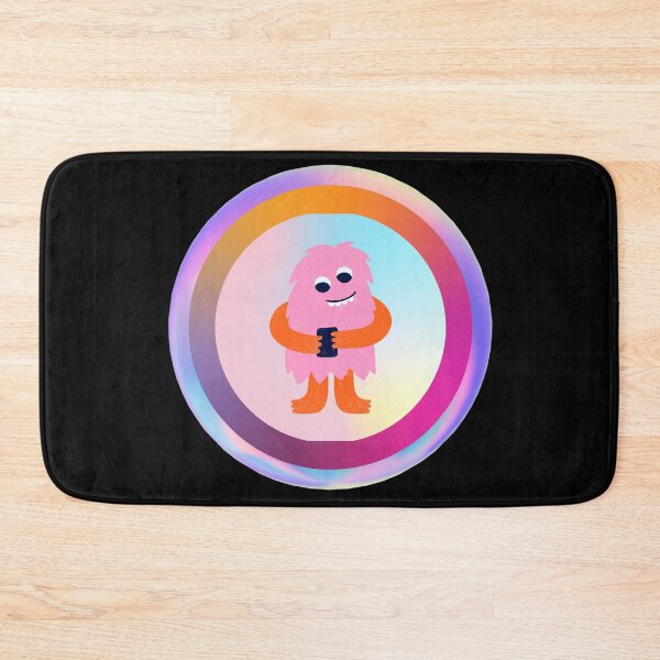 Item preview, Cute Pink and Orange Monster designed and sold by Megan-Alice.