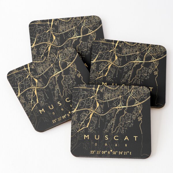 Item preview, MUSCAT MAP OMAN designed and sold by hatimelhag.