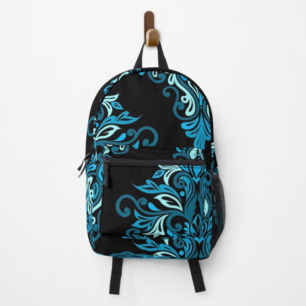 Item preview, Seamless Paisley Repeat Pattern - Light Blue and Black designed and sold by SemDesigns1.