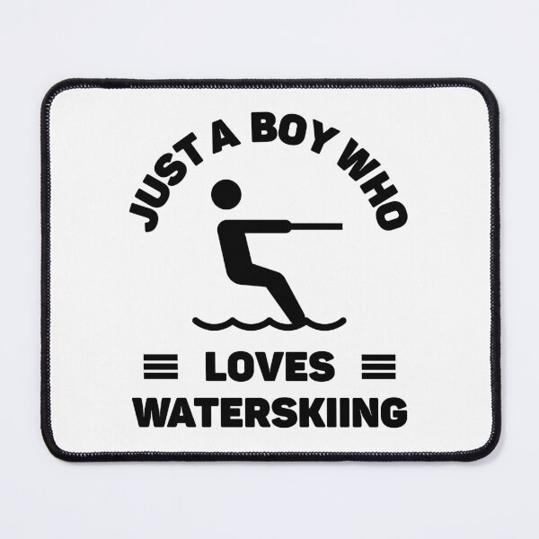 Item preview, Just a boy who loves waterskiing designed and sold by TheGreenGoat.
