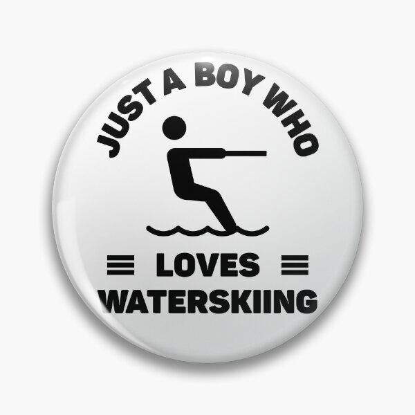 Item preview, Just a boy who loves waterskiing designed and sold by TheGreenGoat.