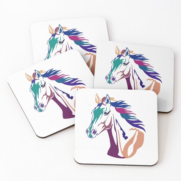 Item preview, artistic colorful horse  designed and sold by Oelaryf.