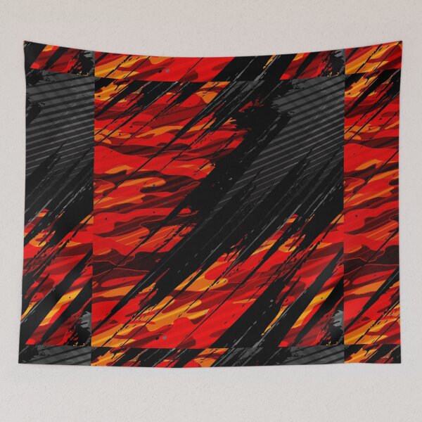 Item preview, camo red fire outdoor designed and sold by Sympetrum.