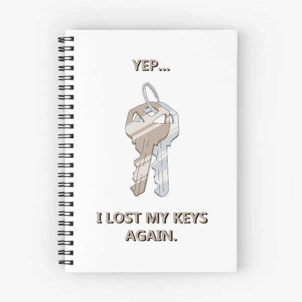 Item preview, Lost keys again funny version1 designed and sold by TheFoxyWolfShop.