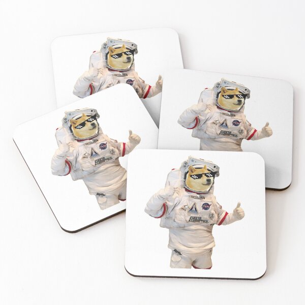 Item preview, DOGE Astronaut T-Shirt designed and sold by Funny-Tees4U.