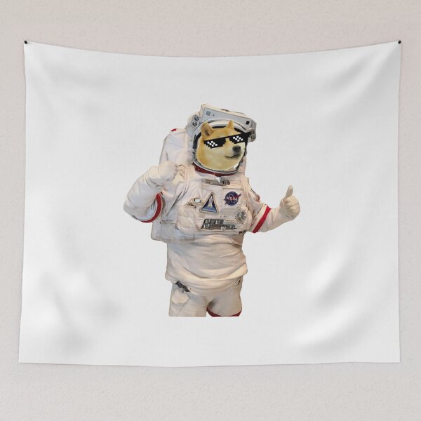Item preview, DOGE Astronaut T-Shirt designed and sold by Funny-Tees4U.