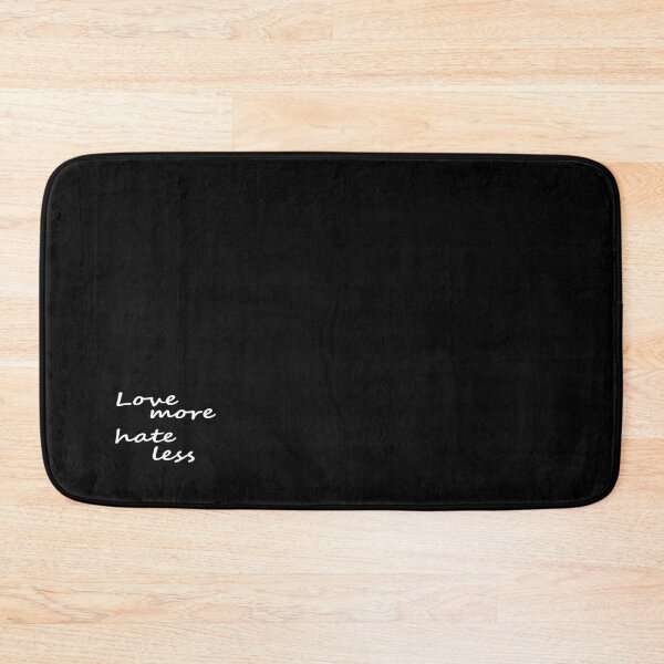 Item preview, Love more, hate less (white letters)  designed and sold by AlinaSCorner.