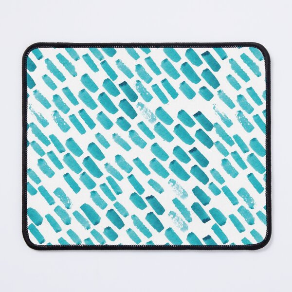 Item preview, Teal Brushstrokes Pattern designed and sold by PrettySimple Graphic Design.