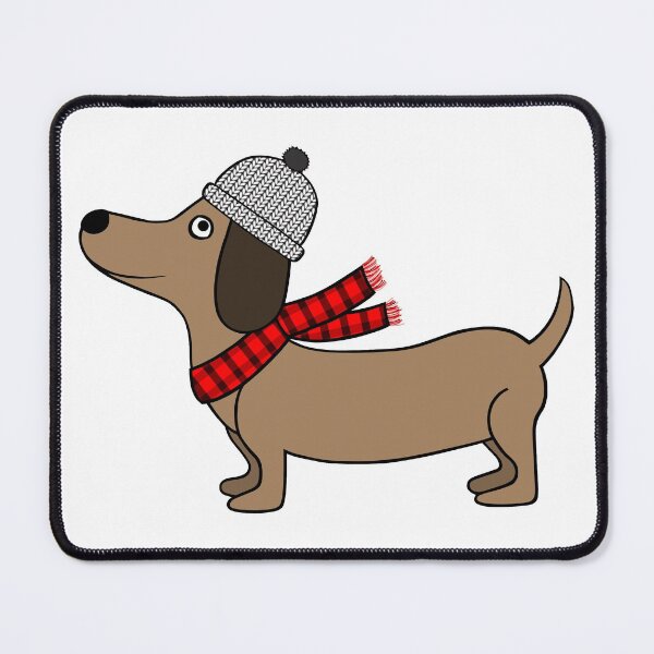 Item preview, Dachshund Through the Snow designed and sold by katsprintbtq.
