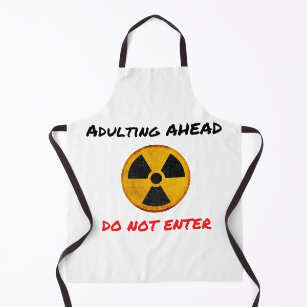 Item preview, Adulting ahead do not enter designed and sold by ElektraStark.