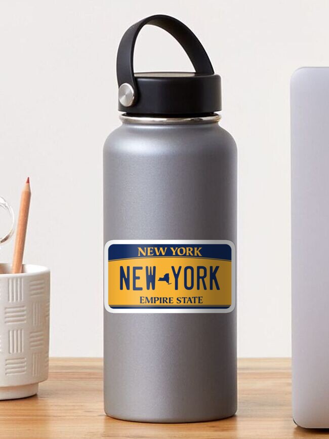 Thumbnail 1 of 3, Sticker, New York License PLate designed and sold by averyb7.