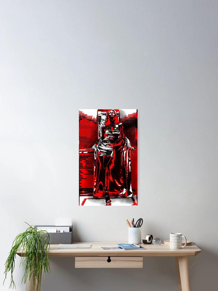 Thumbnail 2 of 3, Poster, Red Light Lady designed and sold by R0X Designs .