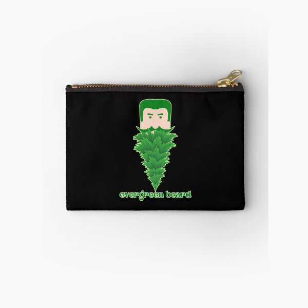 Item preview, Evergreen Fir-tree Beard Man With Long Green Mustache  designed and sold by BeeZBeez.