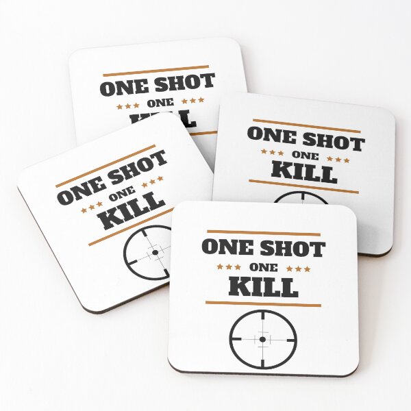 Item preview, One Shot One Kill designed and sold by RiggsBubble.