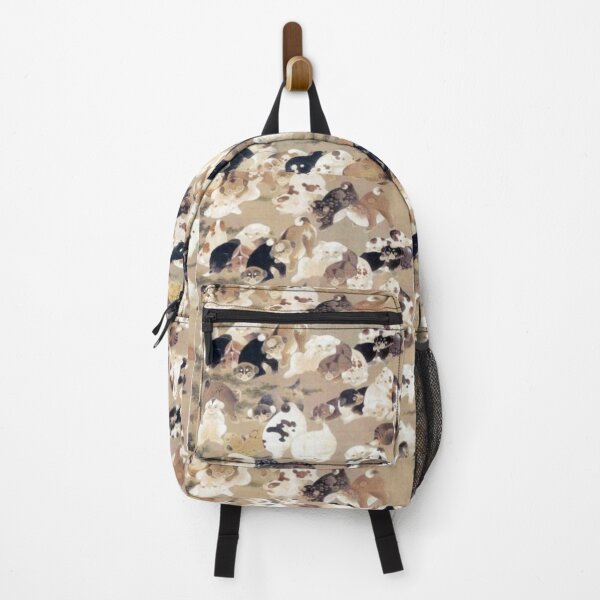 Item preview, Dog Lovers Camouflage Jakuchu One Hundred Dogs Painting designed and sold by valdiviaxx.