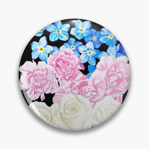 Item preview, Floral - Transgender Pride designed and sold by Aspen Workman.