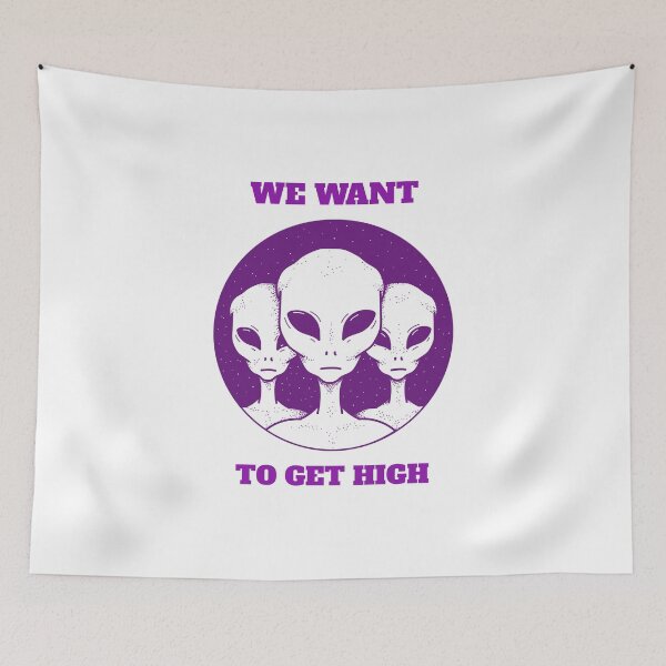 Item preview, We Want To Get High Martians designed and sold by HigherMartians.